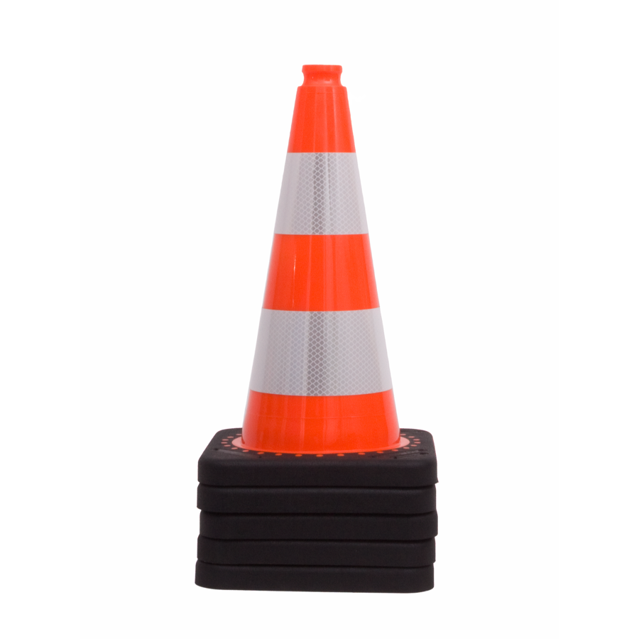 Traffic cone 500 mm with 2 reflective sheets class 2 TSS™ series Traffic cone 500 mm with 2 reflective sheets class 2