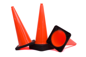 Verkeerskegel oranje 75 cm met recycling voet TSS™ series Verkeerskegel oranje 75 cm met recycling voet