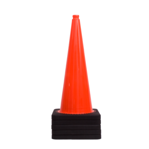 Verkeerskegel oranje 75 cm met recycling voet TSS™ series Verkeerskegel oranje 75 cm met recycling voet