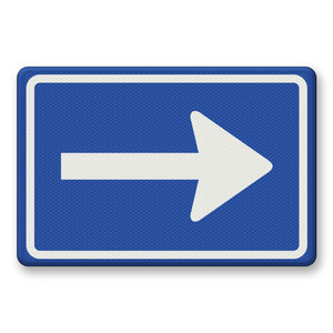 Verkeersbord RVV C04 - Eenrichtingsverkeer