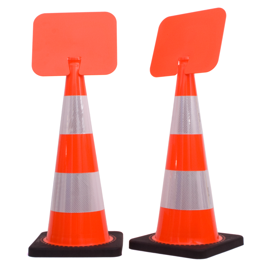 Clip Sign for Traffic Cone