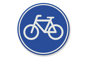 Verkeersbord RVV G11 - Fietspad Verkeersbord RVV G11 - Fietspad