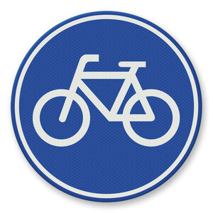 Verkeersbord RVV G11 - Fietspad