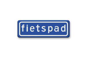 Verkeersbord RVV G13 - Fietspad Verkeersbord RVV G13 - Fietspad