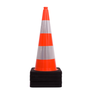 Traffic cone 75 cm orange with 2 reflective tapes RA2 TSS™ series Traffic cone 75 cm orange with 2 reflective tapes RA2