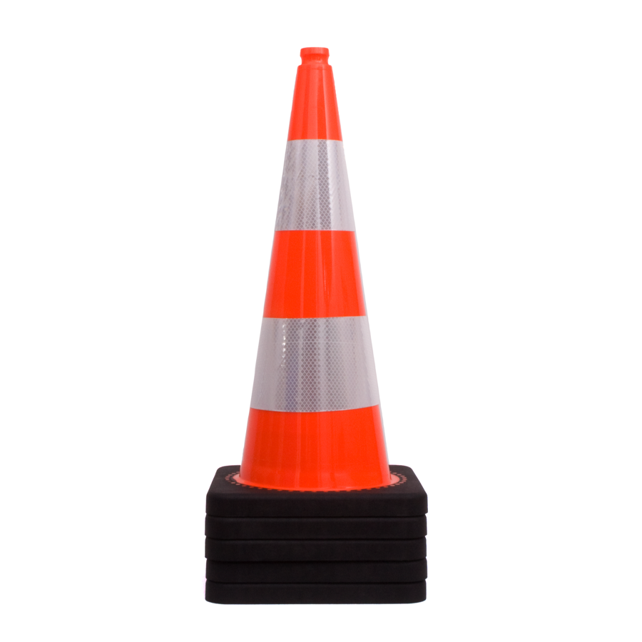 Traffic cone 75 cm orange with 2 reflective tapes RA2 TSS™ series Traffic cone 75 cm orange with 2 reflective tapes RA2