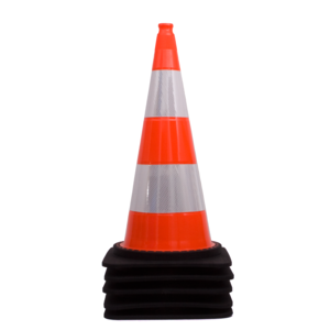 Traffic cone 750 mm orange with 2 reflective tapes TSS™ series Traffic cone 750 mm orange with 2 reflective tapes
