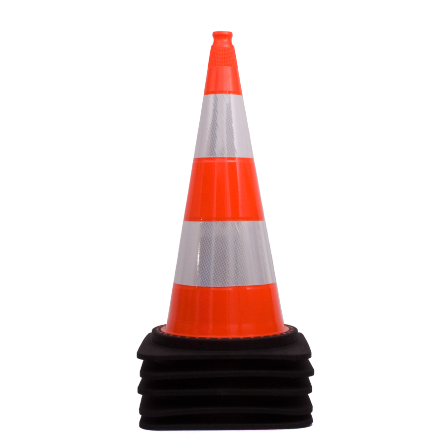 Traffic cone 750 mm orange with 2 reflective tapes TSS™ series Traffic cone 750 mm orange with 2 reflective tapes