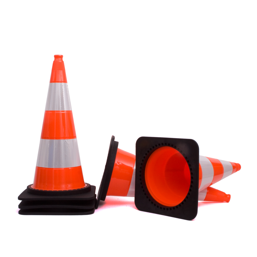 TSS™ series Traffic cone 750 mm orange with 2 reflective tapes