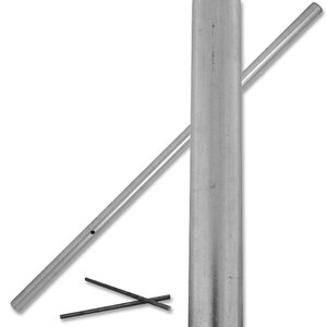 Road sign post with ground anchors - length 2500mm