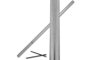 Road sign post with ground anchors - length 3500mm