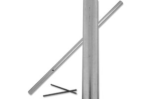 Road sign post with ground anchors - length 5000mm Road sign post with ground anchors - length 5000mm