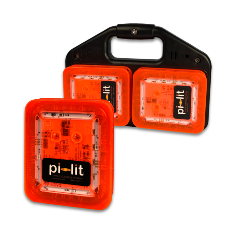 Pi-Lit Smart LED Road Flares orange