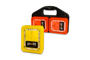 Pi-Lit Smart LED Road Flares yellow Pi-Lit Smart LED Road Flares yellow