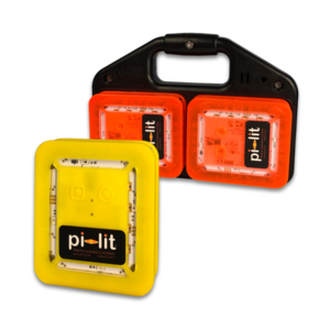 Pi-Lit Smart LED Road Flares yellow Pi-Lit Smart LED Road Flares yellow