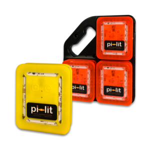 Pi-Lit Smart LED Road Flares yellow Pi-Lit Smart LED Road Flares yellow