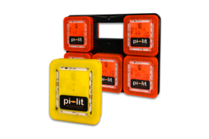 Pi-Lit Smart LED Road Flares yellow Pi-Lit Smart LED Road Flares yellow