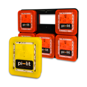 Pi-Lit Slimme LED Road Flares geel