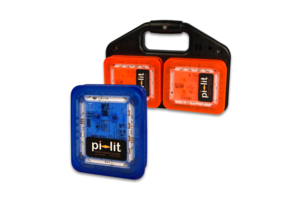 Pi-Lit Slimme LED Road Flares blauw Pi-Lit Slimme LED Road Flares blauw