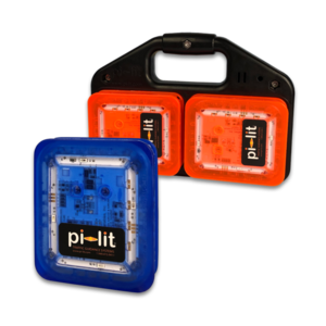 Pi-Lit Slimme LED Road Flares blauw