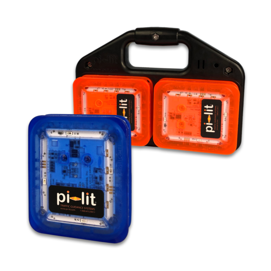 Pi-Lit Smart LED Road Flares blue