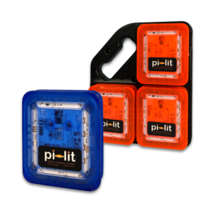 Pi-Lit Slimme LED Road Flares blauw