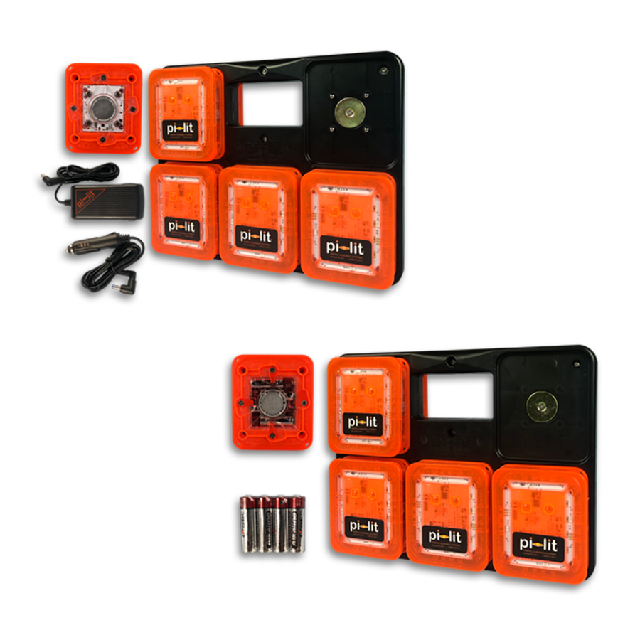 Pi-Lit Smart LED Road Flares red Pi-Lit Smart LED Road Flares red