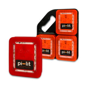 Pi-Lit Slimme LED Road Flares rood