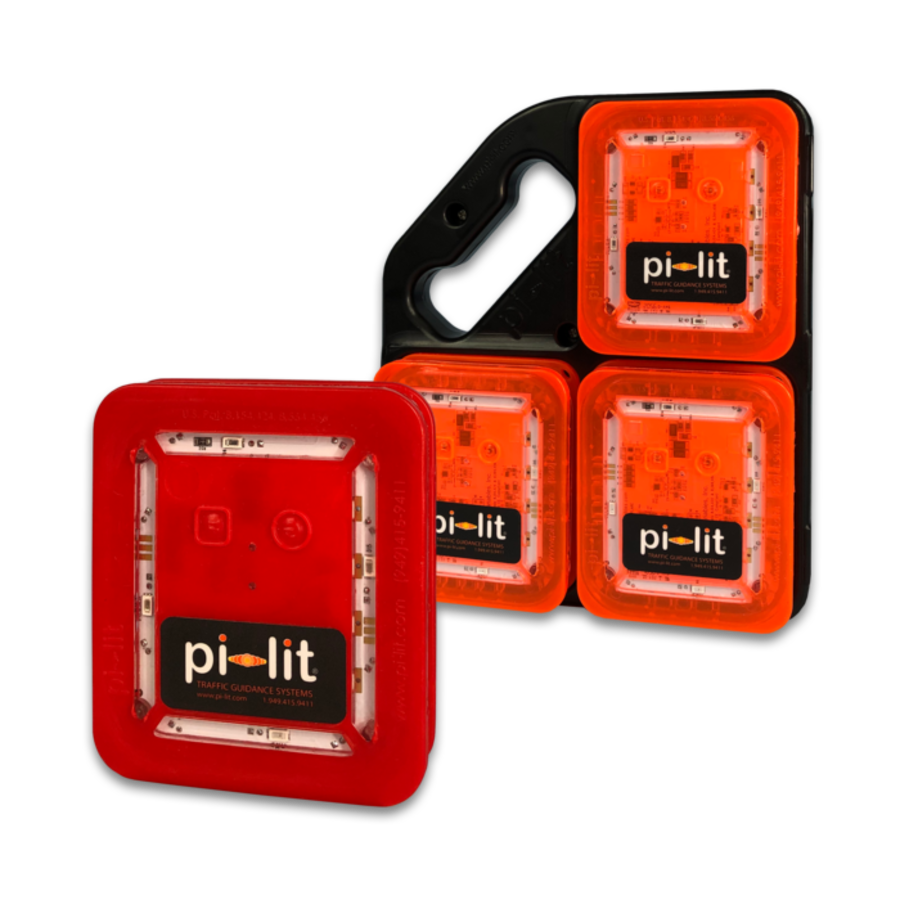 Pi-Lit Smart LED Road Flares red Pi-Lit Smart LED Road Flares red