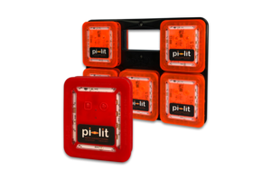 Pi-Lit Slimme LED Road Flares rood