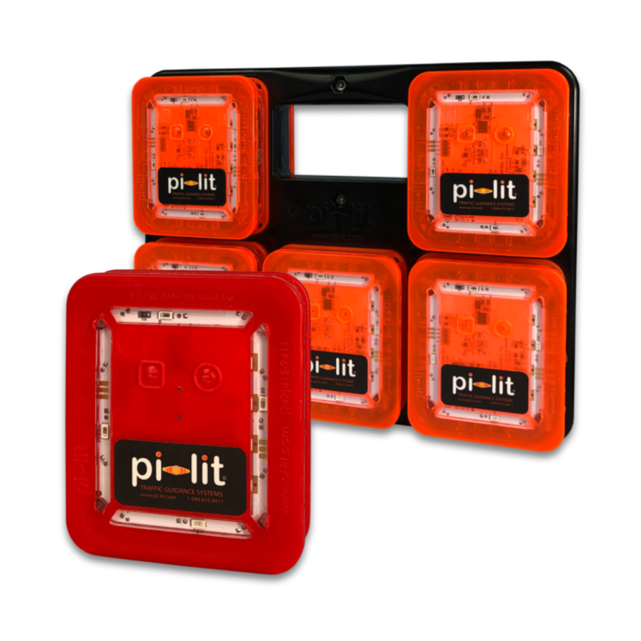 Pi-Lit Smart LED Road Flares red Pi-Lit Smart LED Road Flares red