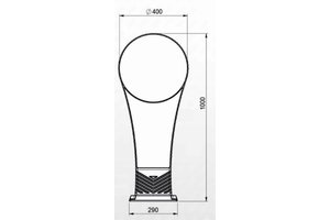 Flexibele Verkeerszuil BB22 - D02 Flexibele Verkeerszuil BB22 - D02