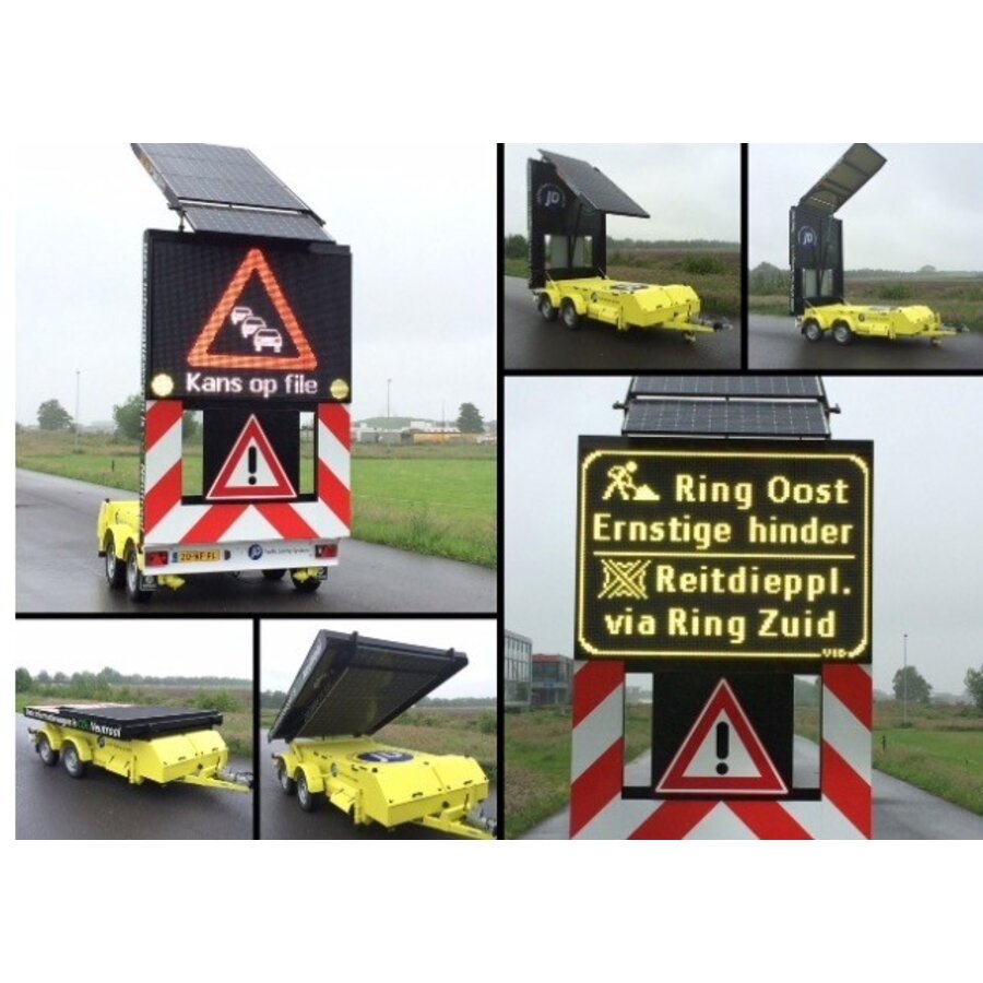 Solar Variable Message Sign Trailer