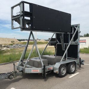 High Level Overhead VMS Trailer High Level Overhead VMS Trailer