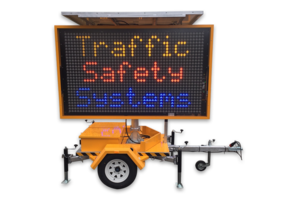 Solar VMS Trailer with 5 color LED display Solar VMS Trailer with 5 color LED display