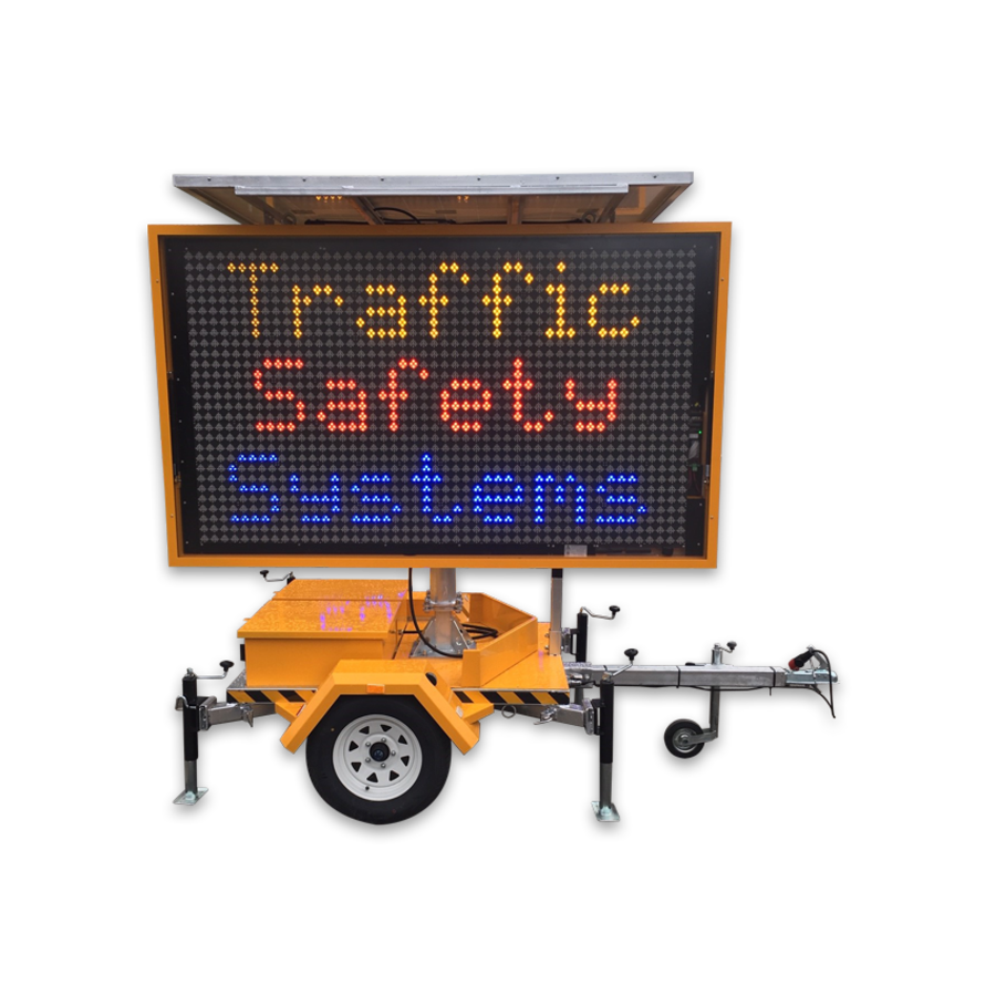 Solar VMS Trailer with 5 color LED display Solar VMS Trailer with 5 color LED display