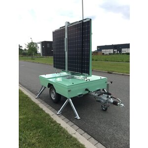 Solar Tekstkar - Full Color LED display (80x80) Solar Tekstkar - Full Color LED display (80x80)