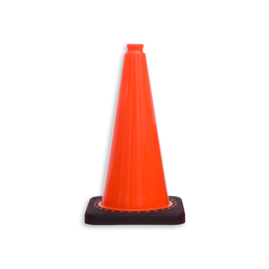 Verkeerspion 50 cm oranje met verzwaarde voet TSS™ series Verkeerspion 50 cm oranje met verzwaarde voet