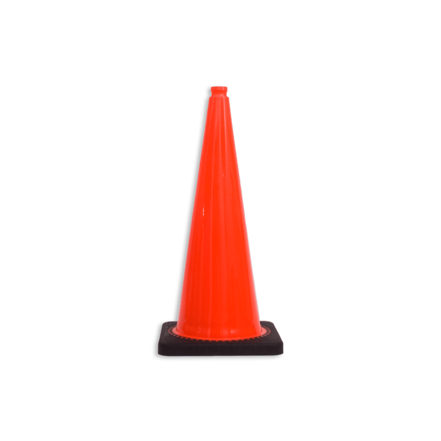 TSS™ series Traffic Cone 75 cm fluor orange with recycling base