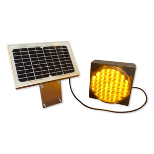 Voorwaarschuwingssein Solar LED 1x 200 mm Voorwaarschuwingssein Solar LED 1x 200 mm