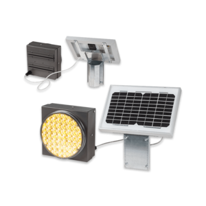 Voorwaarschuwingssein Solar LED 1x 200 mm Voorwaarschuwingssein Solar LED 1x 200 mm