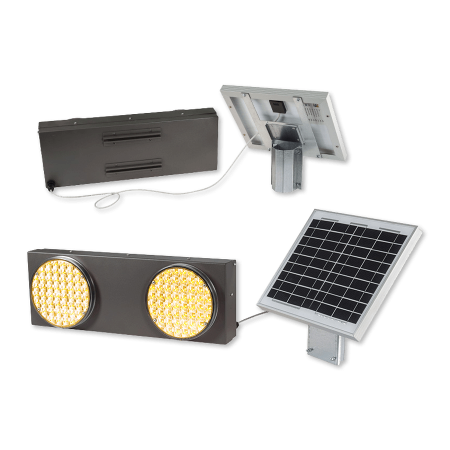 Pre-Warning Solar LED Light 2 x 200 mm Pre-Warning Solar LED Light 2 x 200 mm