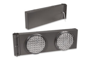 Voorwaarschuwingssein Solar LED 2 x 200 mm Voorwaarschuwingssein Solar LED 2 x 200 mm