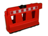 Barrier traffic separator - Red