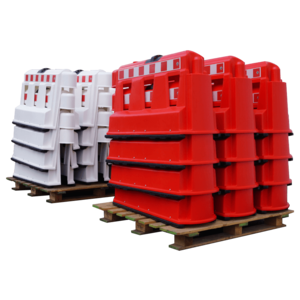 Traffic separator - red of white - 24 pieces