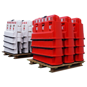 Traffic separator - red or white - 24 pieces