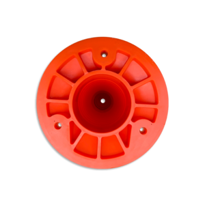 Plastic flexible barrier poles orange with reflective tapes Plastic flexible barrier poles orange with reflective tapes