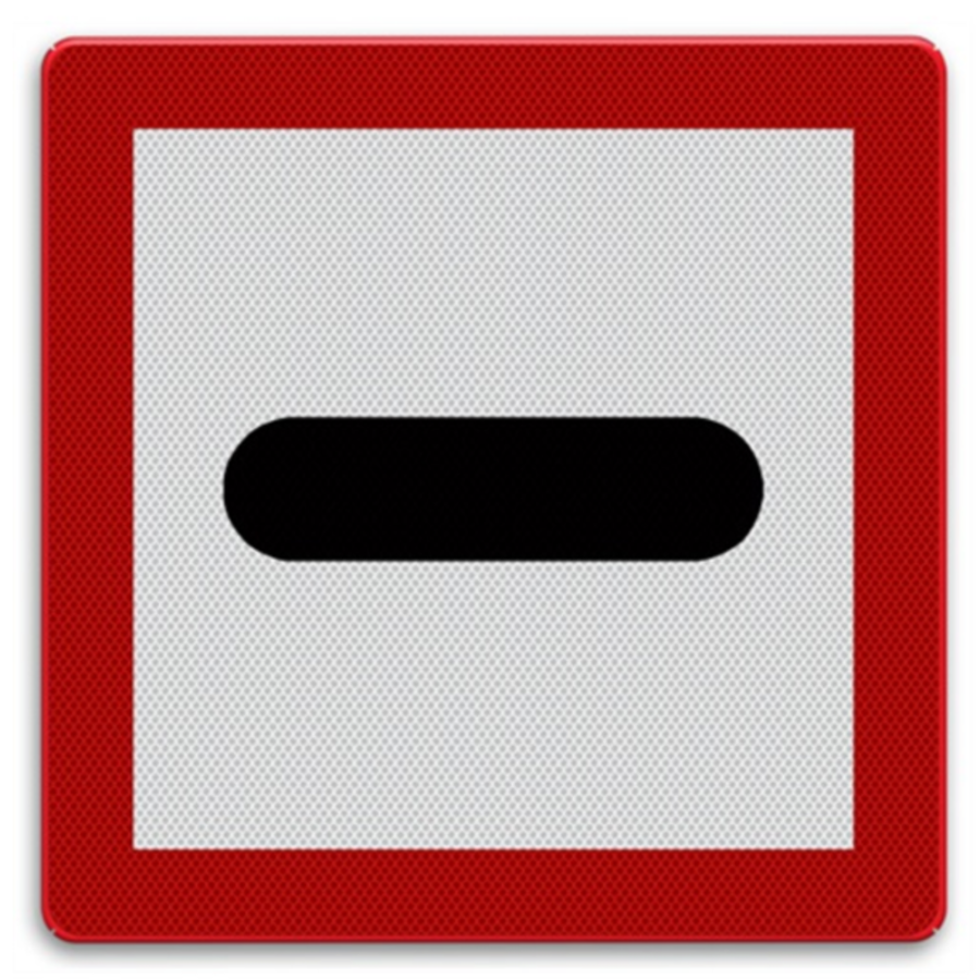 Shipping Sign B.5 - Obligation for the sign to keep  still