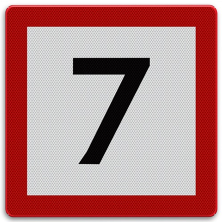 Shipping Sign B.6 - Obligation to limit sailing speed Shipping Sign B.6 - Obligation to limit sailing speed