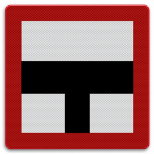 Shipping sign B.9a - Obligation not to enter the main fairway ...